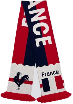 Custom football knit scarf