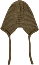 Knitted earflap hat