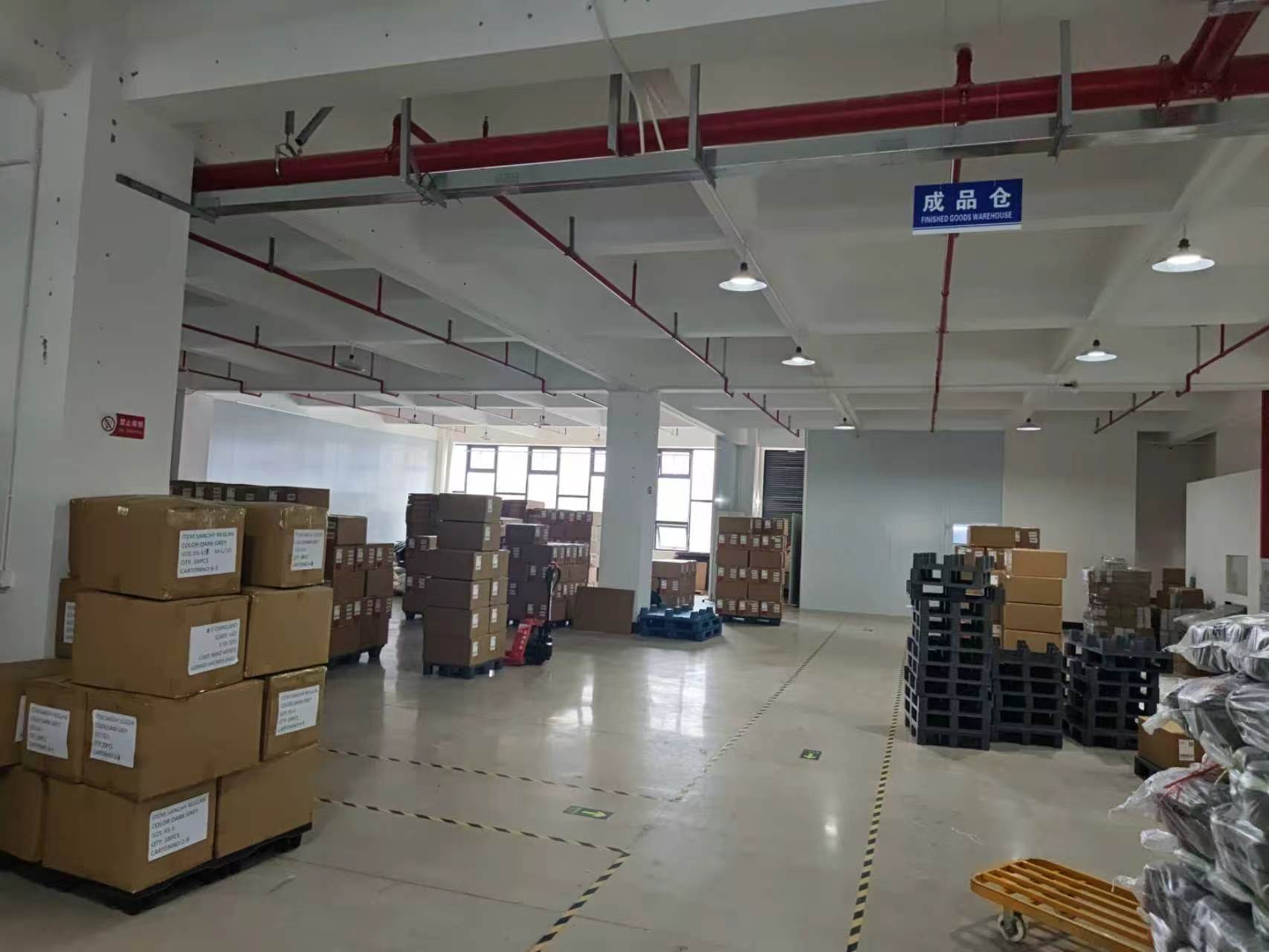 Finished sweater goods prepared in the factory