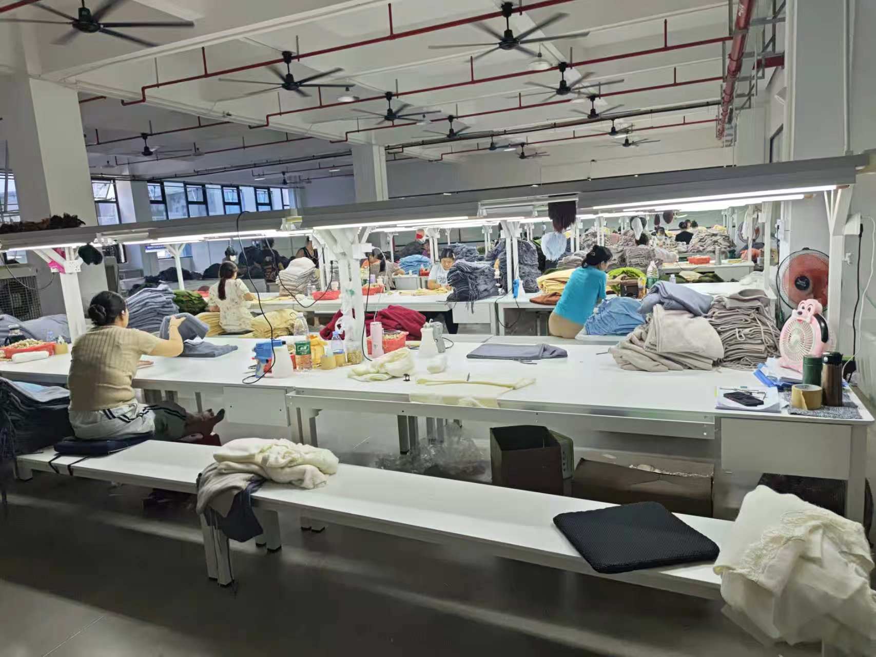 Sweater finishing workshop