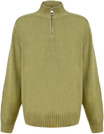 Custom men's half-zip sweater