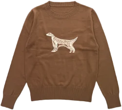 Women's graphic crew neck sweater